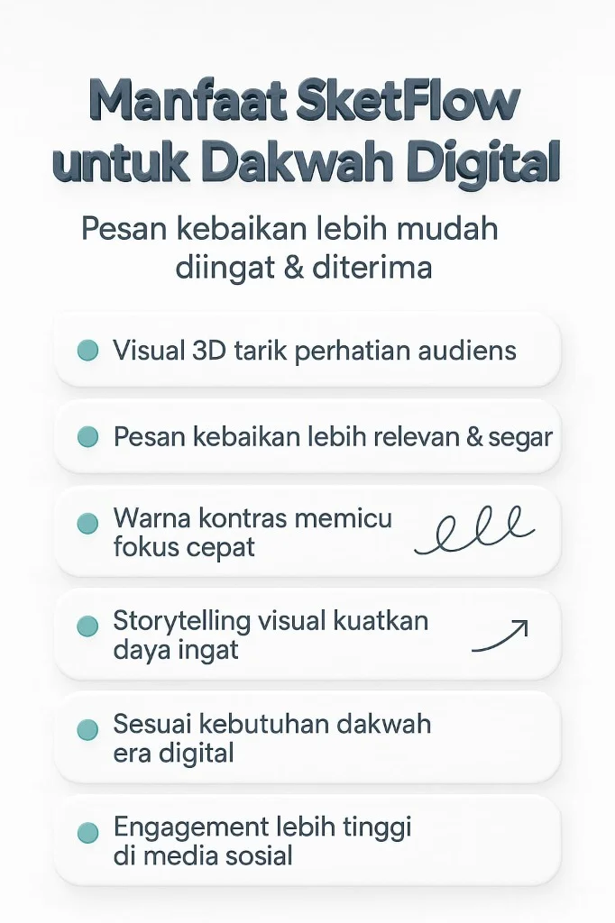 Manfaat Sketflow untuk Dakwah Digital